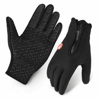 BowLift waterproof gloves with non-slip grip, touchscreen compatibility, and warm lining for cold weather outdoor activities.
