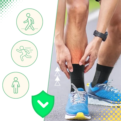 Belro compression support socks with open-toe design, non-slip fit, and supportive elastic fabric for comfortable wear.