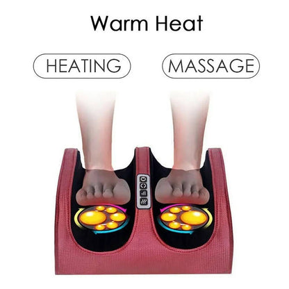 Belro electric foot massager with digital controls and cushioned foot pads for soothing relaxation and improved circulation.