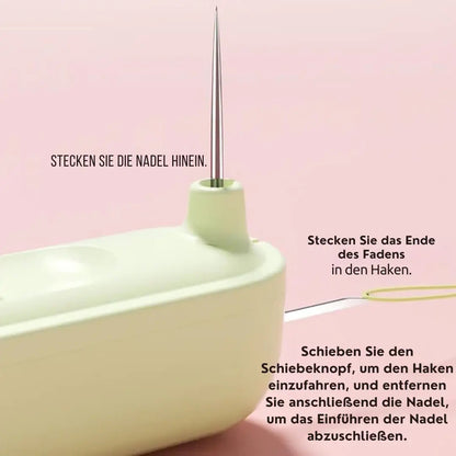 Mivoza 2-in-1 needle threader and seam ripper compact sewing tool with bonus pack, ideal for sewing and craft projects.