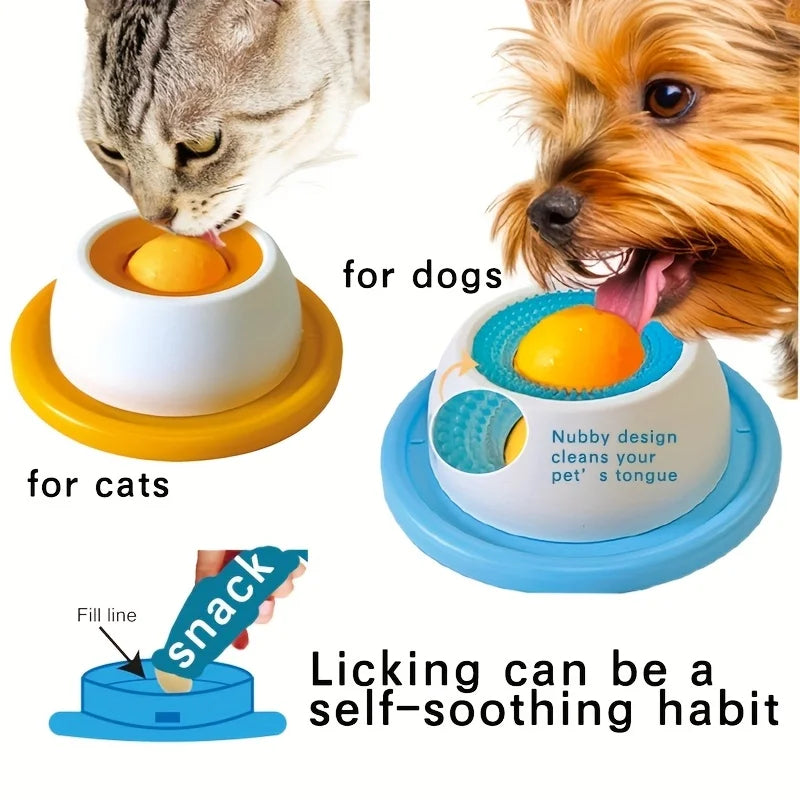 Belro slow feeder cat and dog lick mat with textured surface for calming pets during feeding or licking activity.
