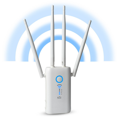 Belro wireless plug-in WiFi repeater extending internet signal range, compact electronics device with indicator lights