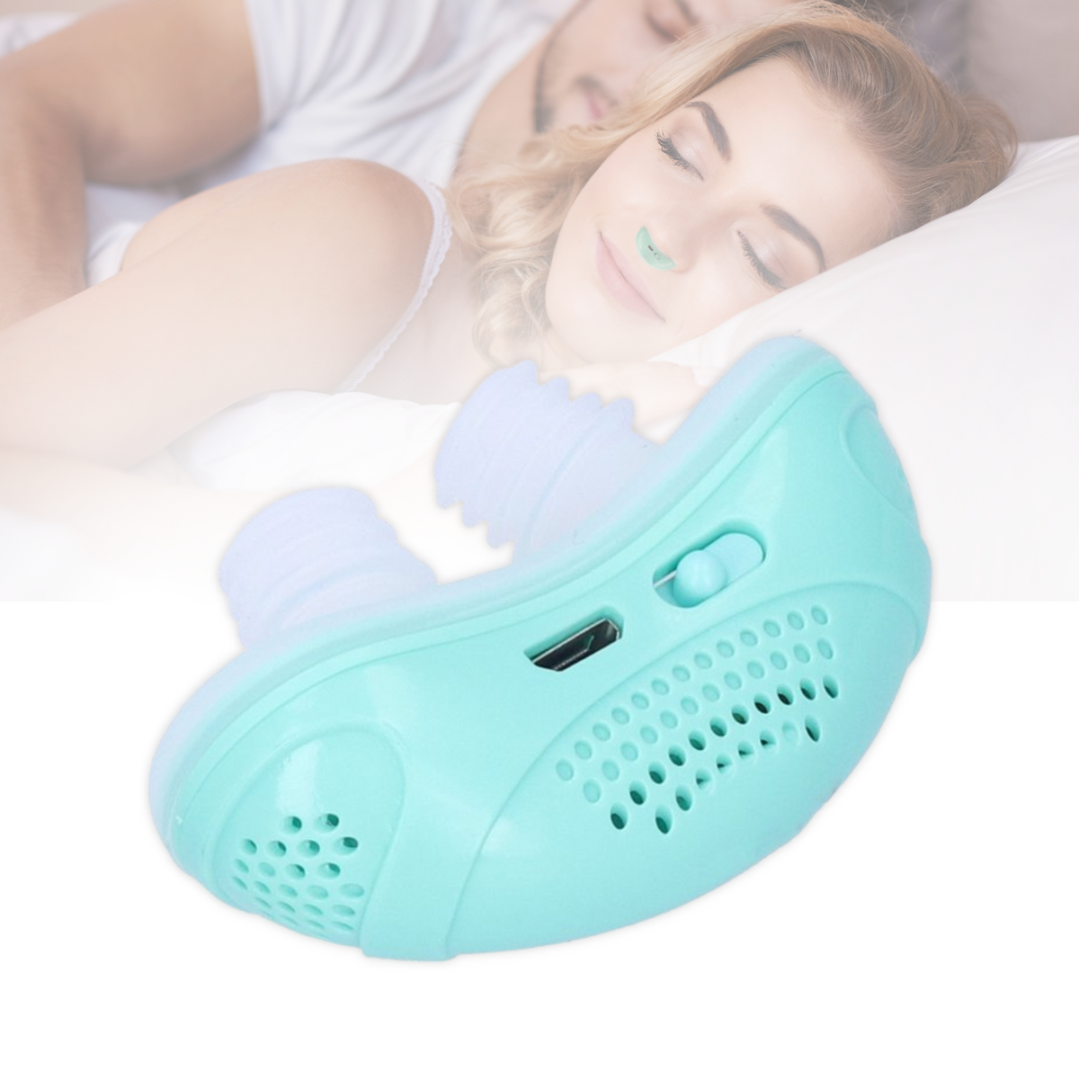 Belro anti-snoring nose device, portable sleep aid for travel, designed to reduce snoring and improve breathing during sleep.