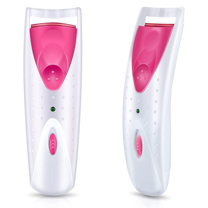 Belro portable electric heated eyelash mascara and eyelash curler, compact beauty tool for curling and boosting lashes.