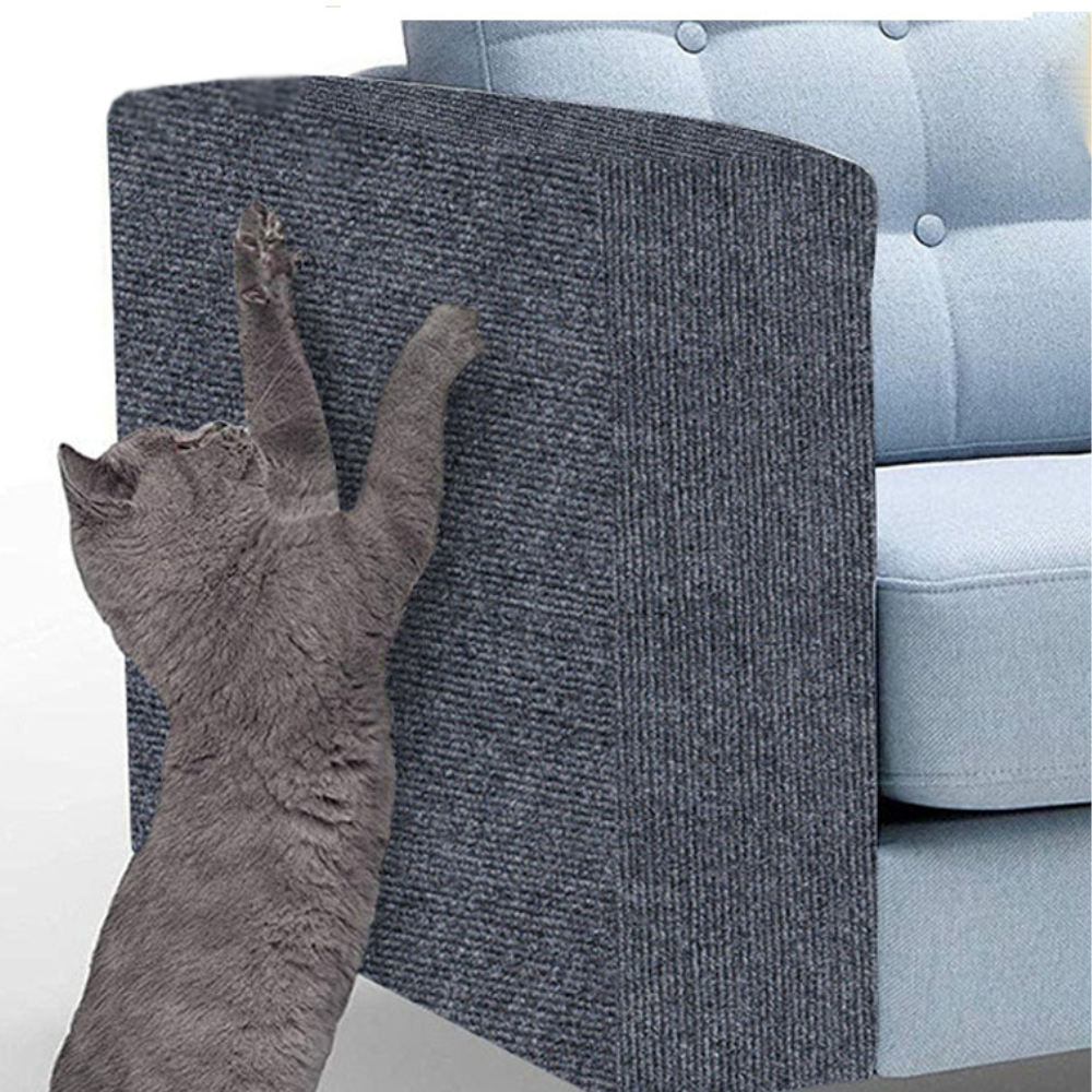 Belro Ultimate Cat Scratch Couch Guard Protector Carpet Mat designed to prevent cats from scratching furniture.