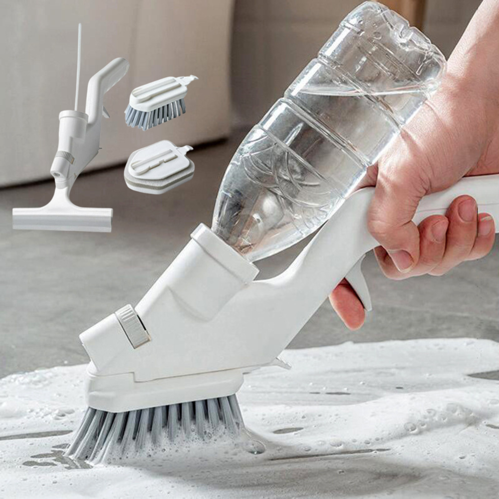 Belro 4-in-1 bathroom floor and wall cleaner tool for home and garden outdoor cleaning tasks