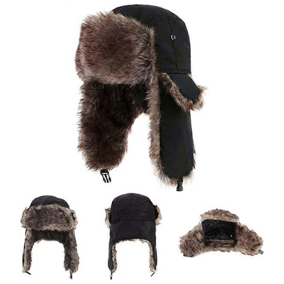 Belro cozy faux fur winter earflap aviator ski hat with ear coverage and adjustable strap for cold weather warmth and style.