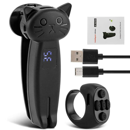 Belro hands-free Bluetooth page turner for e-readers and tablets, compact electronic device with control buttons visible.