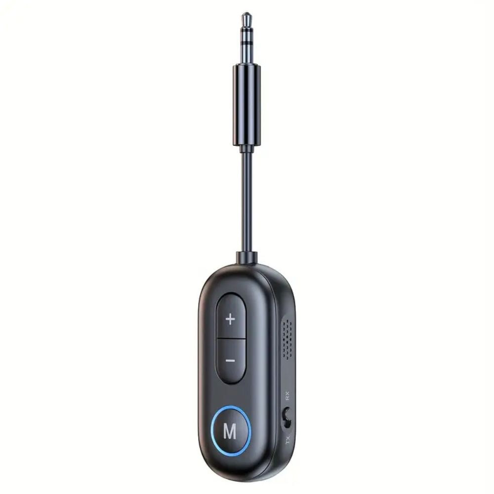 Belro Wireless Bluetooth 5.4 audio transmitter receiver airplane adapter with built-in microphone, compact electronic audio device