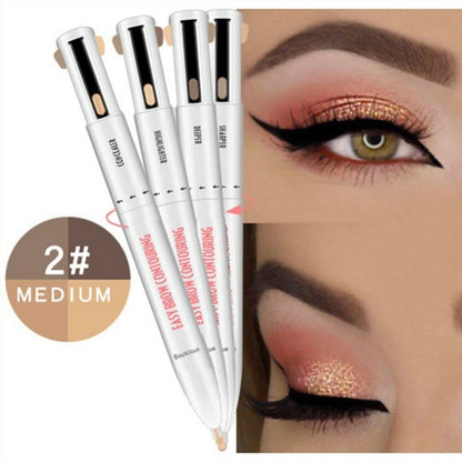 Belro 4-in-1 eyebrow pen for shaping, filling, concealing, and highlighting eyebrows, ideal for precise eye makeup application.
