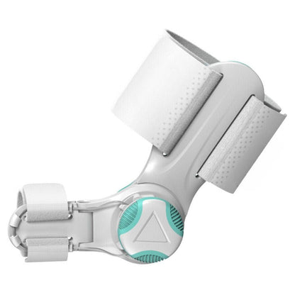 Belro Premium Grade Bunion Toe Splint Corrector shown on a foot, designed to straighten and align toes for foot health and comfort.