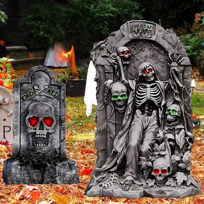 Belro Haunted House Halloween ornament desk decoration featuring a spooky miniature haunted house for holiday decor.