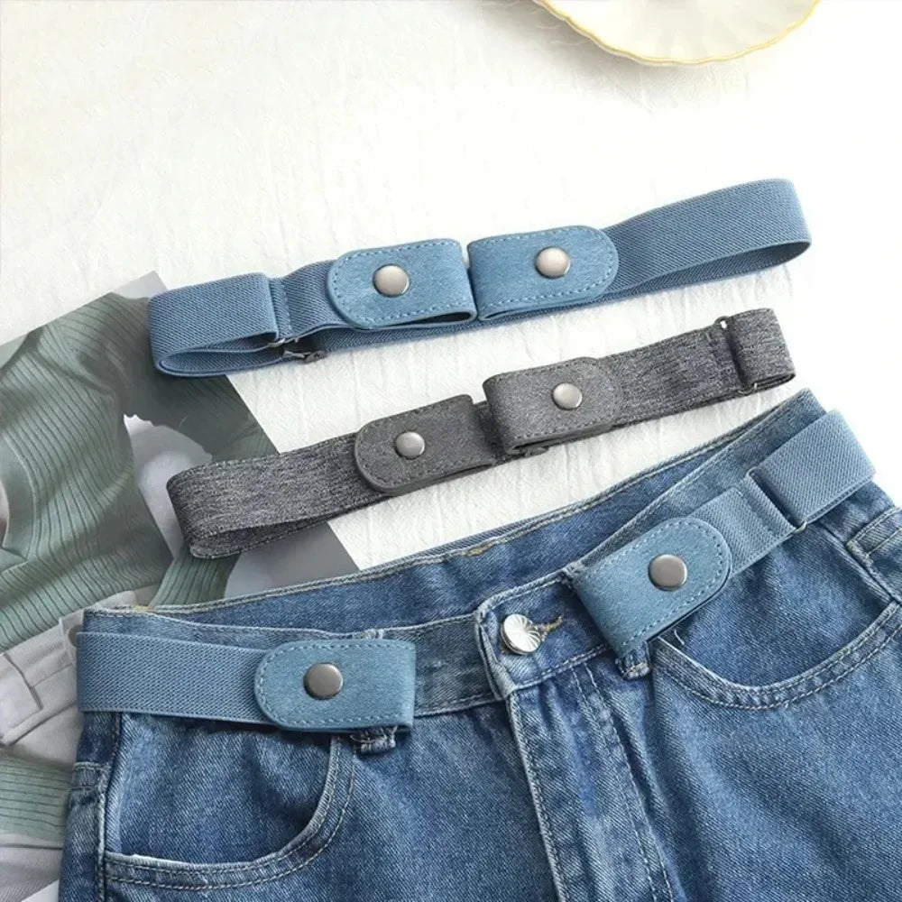 Belro adjustable elastic invisible no buckle belt, seamless clothing accessory for underwear and lingerie, flexible fit and comfortable wear.
