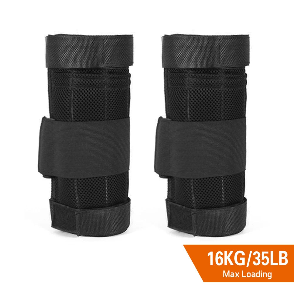 Men's adjustable exercise ankle weights by Belro, shown in a neutral position, designed for strength training and fitness workouts.