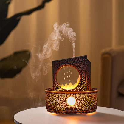 Rain Clouds essential oil diffuser and humidifier by Belro, with a sleek design and misting feature for health and beauty.