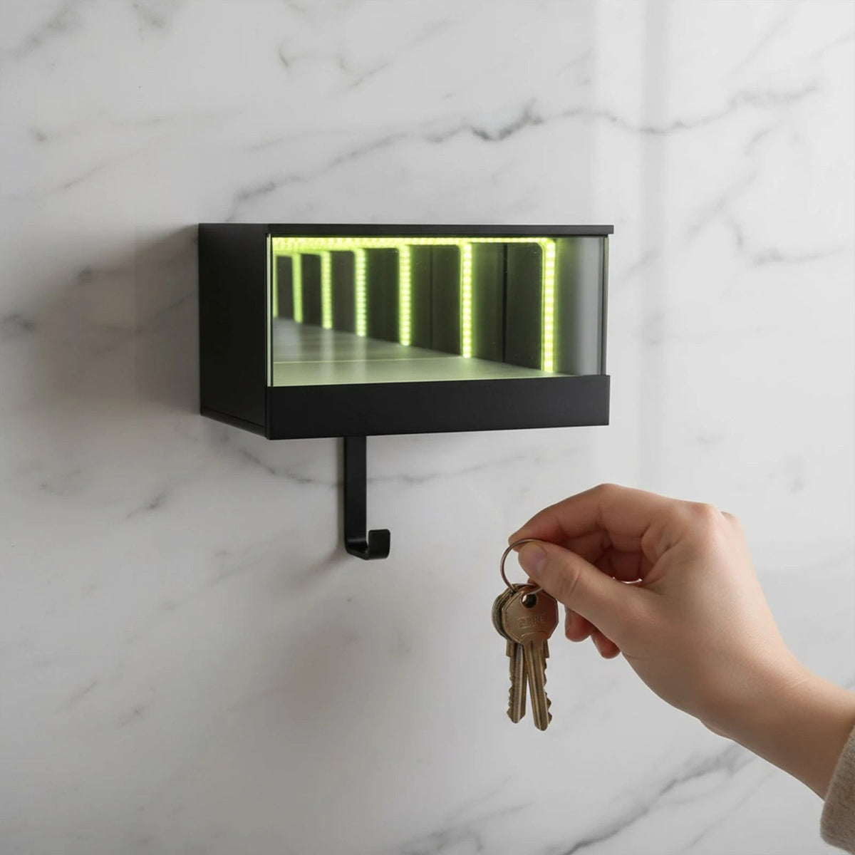 Belro Infinity LED 3D printed car key holder with integrated LED light, designed as a durable tools and hardware accessory.