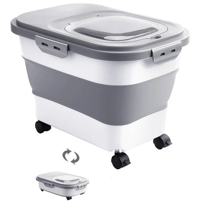 Belro foldable large capacity food storage container for kitchen and dining, flexible and space-saving for food organization.