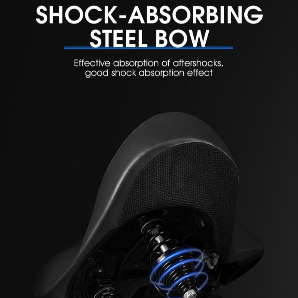 Belro extra large bike seat with thick foam padding and waterproof cover, designed for outdoor comfort and durability.