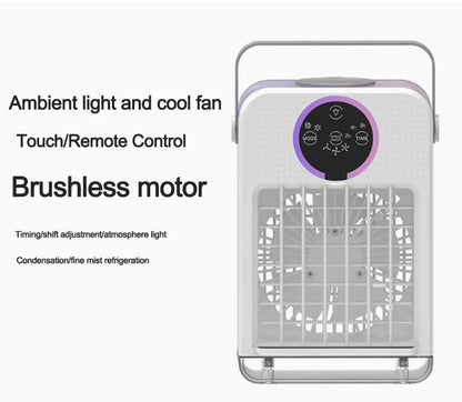 Belro compact cooling fan for outdoor use, with adjustable blades and a sturdy base, ideal for outdoor home and garden cooling.