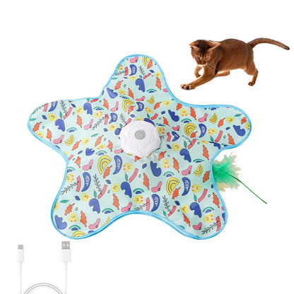Belro automatic hide and seek interactive cat toy with moving parts, designed to entertain cats and stimulate their natural hunting instincts.