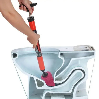 Belro high-pressure toilet plunger with sturdy rubber cup and handle, designed for effective unclogging in bathroom fixtures.
