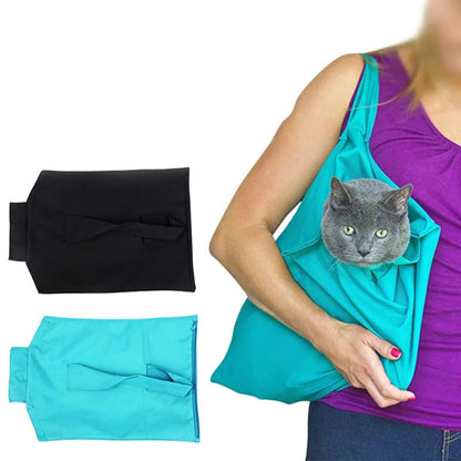 Belro anti-scratching travel cat carrier pouch designed for automotive use, featuring durable material and secure closure.