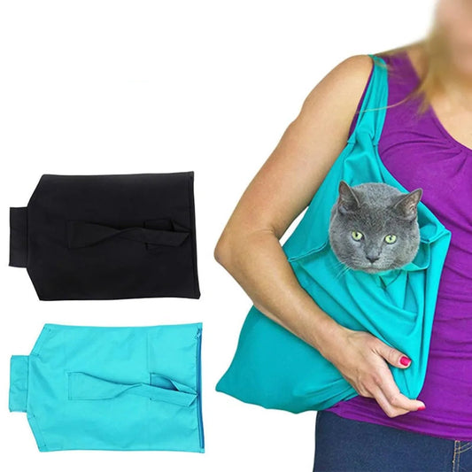 Belro anti-scratching travel cat carrier pouch designed for automotive use, featuring durable material and secure closure.