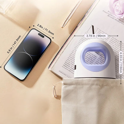 Mini heat press sublimation machine by Belro for DIY clothing crafts, shown in a compact design suitable for men's apparel projects.