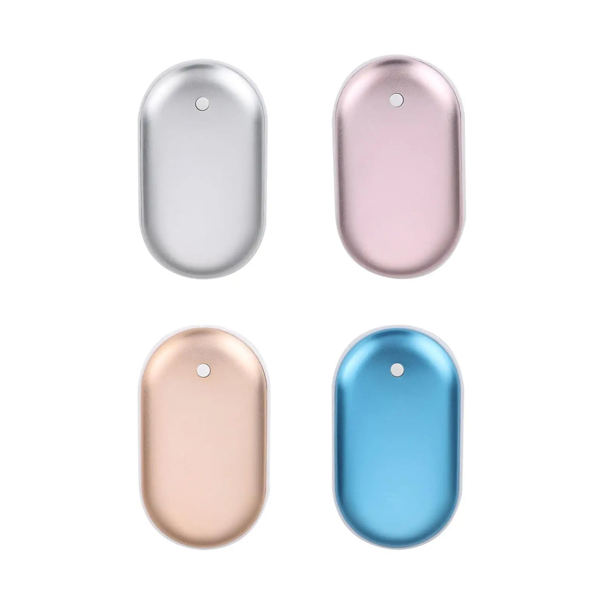 Belro USB rechargeable hand warmer in outdoor setting, compact and portable for quick warmth during outdoor activities.