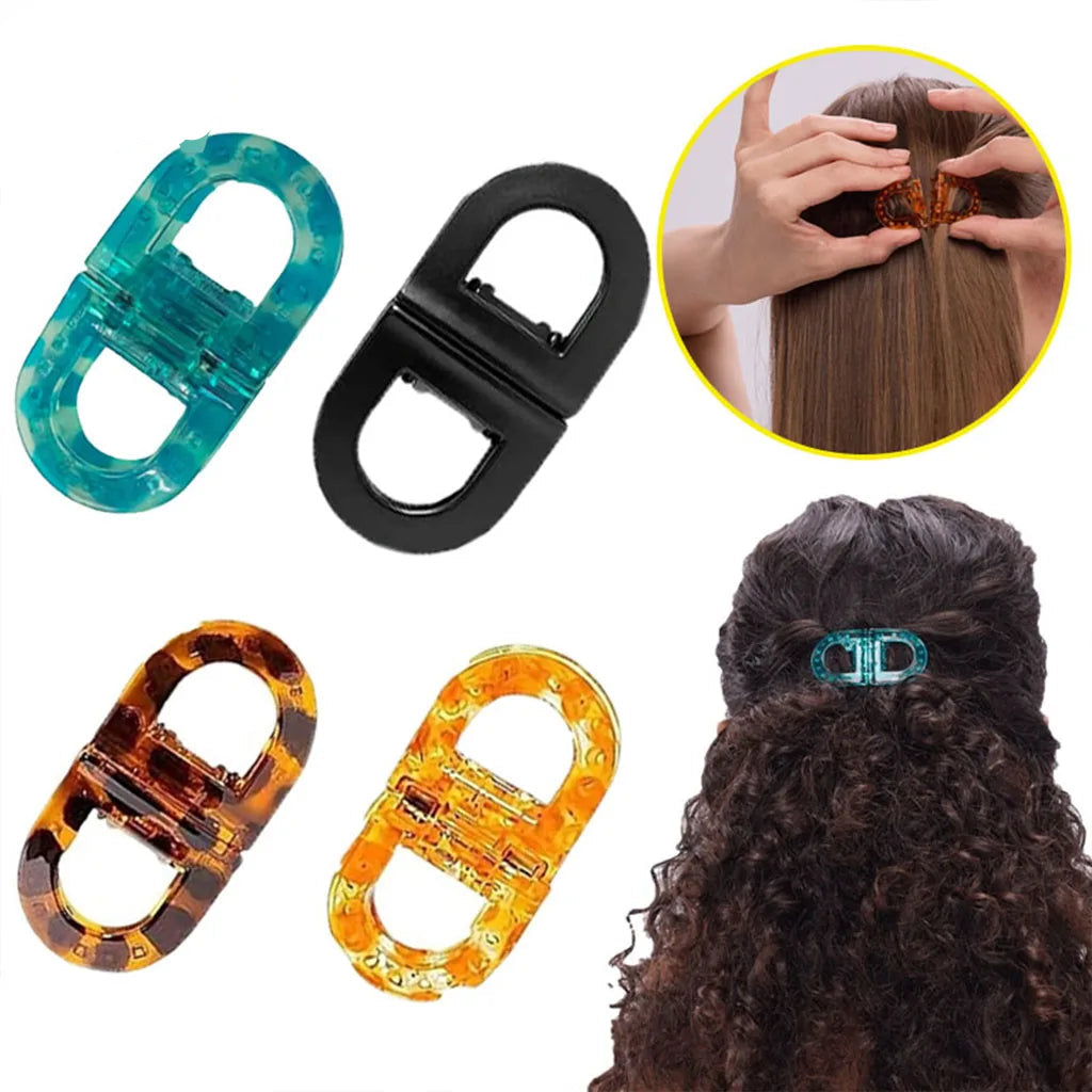 Belro Smart Magnetic Strong Hold Hairclip set with sleek black clips, designed for secure hair styling and easy use.