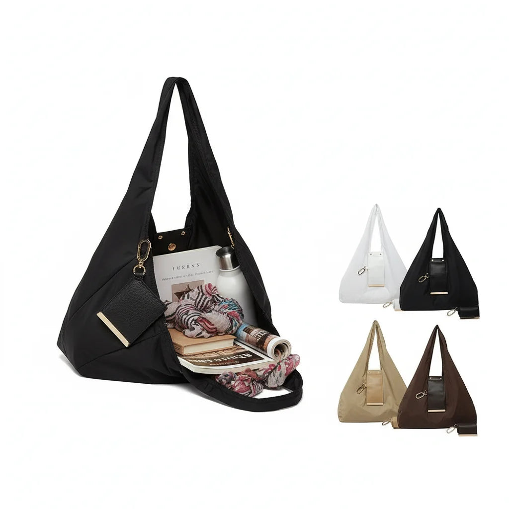 Belro mini foldable tote bag keychain accessory in vibrant fabric, compact and convenient for quick carry and storage.