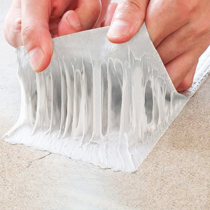 Belro waterproof tape for high pressure and temperature resistance, showing a close-up of the black adhesive tape strip.