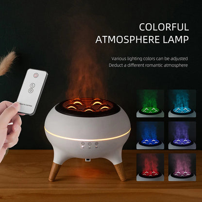 Belro Dynamic Jellyfish Flame Aroma Diffuser displaying vibrant, flowing jellyfish design for creating a calming fragrance ambiance.