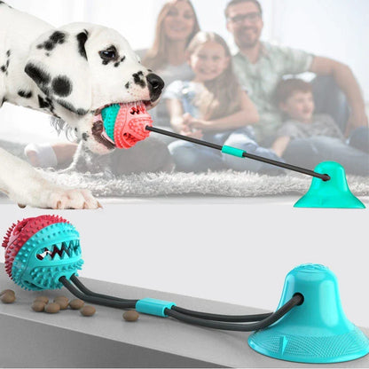 Belro dog suction toy with durable rubber surface, designed for interactive play and chewing for pets.