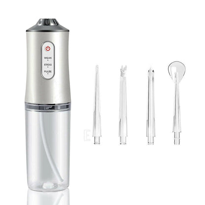Belro portable dental water flosser showing water jet tip and compact design for effective oral care.