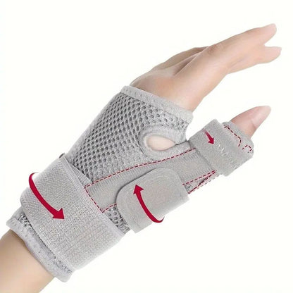 Belro flexible thumb support wrist splint for sprains, designed as an accessory to stabilize and protect the thumb and wrist.