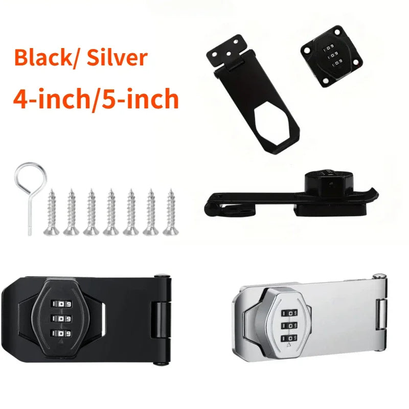 Belro secure cabinet lock with 3-digit combination, ideal for outdoor home & garden storage security.