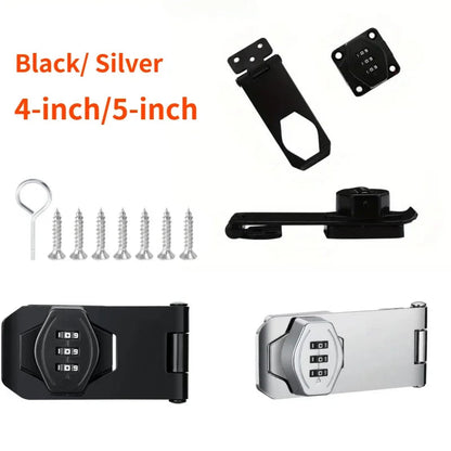 Belro secure cabinet lock with 3-digit combination, ideal for outdoor home & garden storage security.