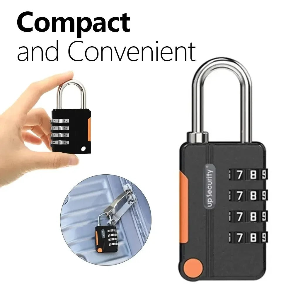 Belro luggage locks for outdoor travel security, showing a set of durable metal locks with key and combination options.