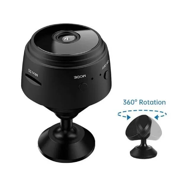 BowLift Wireless HD backup camera with night vision, waterproof design, mounted on RV or truck for clear rearview images.