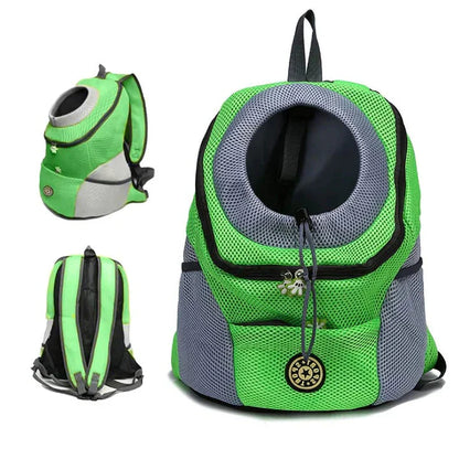 Green Fur Sport Backpack by Belro, stylish and functional bag with plush fur accents, ideal for casual or athletic use.