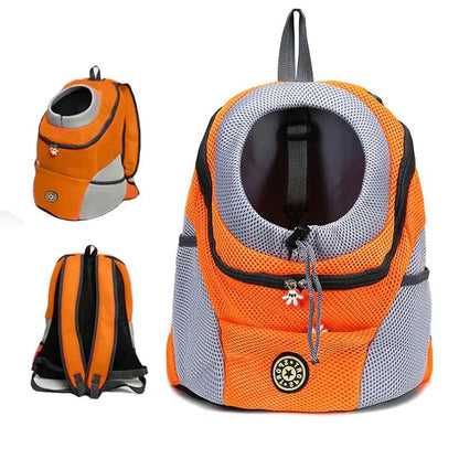 Belro Fur Sport Backpack in vibrant orange with plush fur accents, designed for stylish and functional bags and luggage.