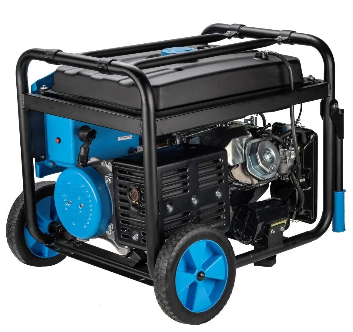 Casavibeo Pulsar 10,000 Watt dual fuel portable generator with open frame and control panel, ideal for backup power needs.