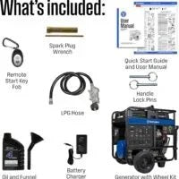 Casavibeo Westinghouse tri-fuel portable generator with control panel and fuel ports, 28,000/20,000-watt capacity.