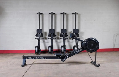 Casavibeo Body Solid R300 Endurance Rower with adjustable seat and digital display for full-body cardio workouts.