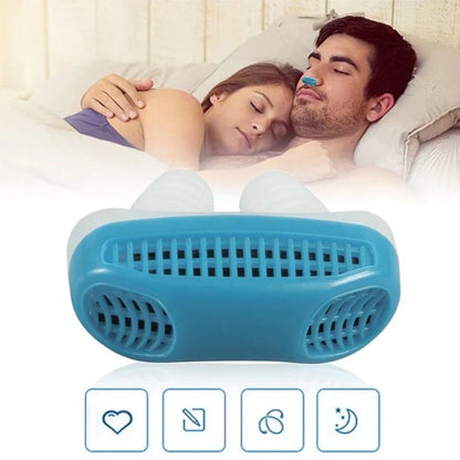 Belro Airing Micro-CPAP device for anti-snoring relief, compact sleep aid with nasal ventilation to reduce snoring and congestion.