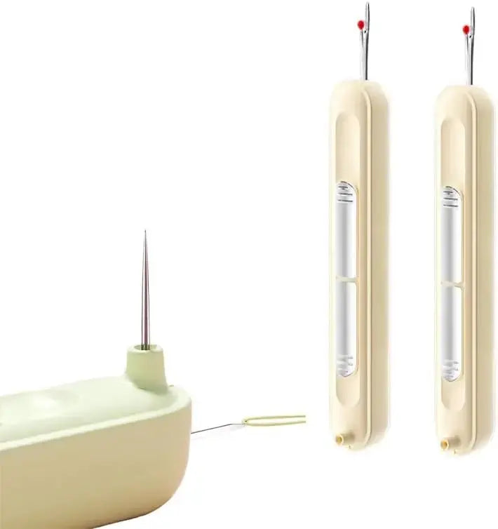 Mivoza 2-in-1 needle threader and seam ripper sewing tool, compact and practical for crafts and sewing projects.