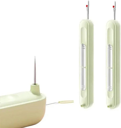 Mivoza 2-in-1 needle threader and seam ripper, compact sewing tool with a durable design for crafts and sewing projects.