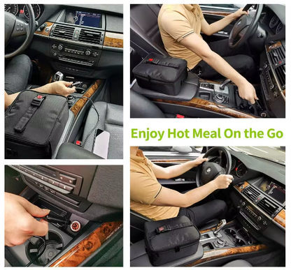 Belro portable food warmer lunch box with detachable heating unit, ideal for keeping meals warm on the go.