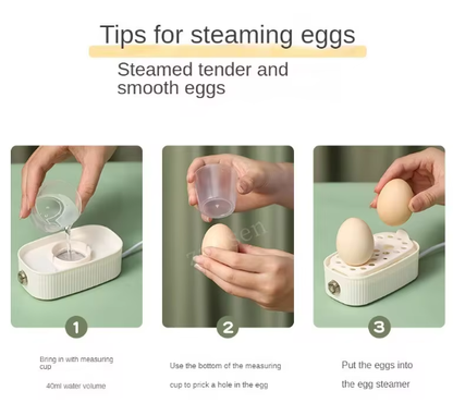 Belro electric egg cooker with multiple functions, compact design, and automatic power-off for quick, easy egg preparation.